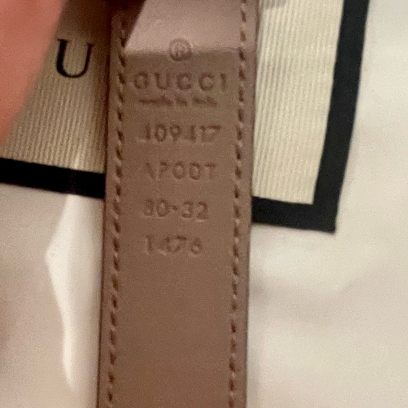 Gucci Double G Belt In Porcelain Rose - Picture 4 of 4
